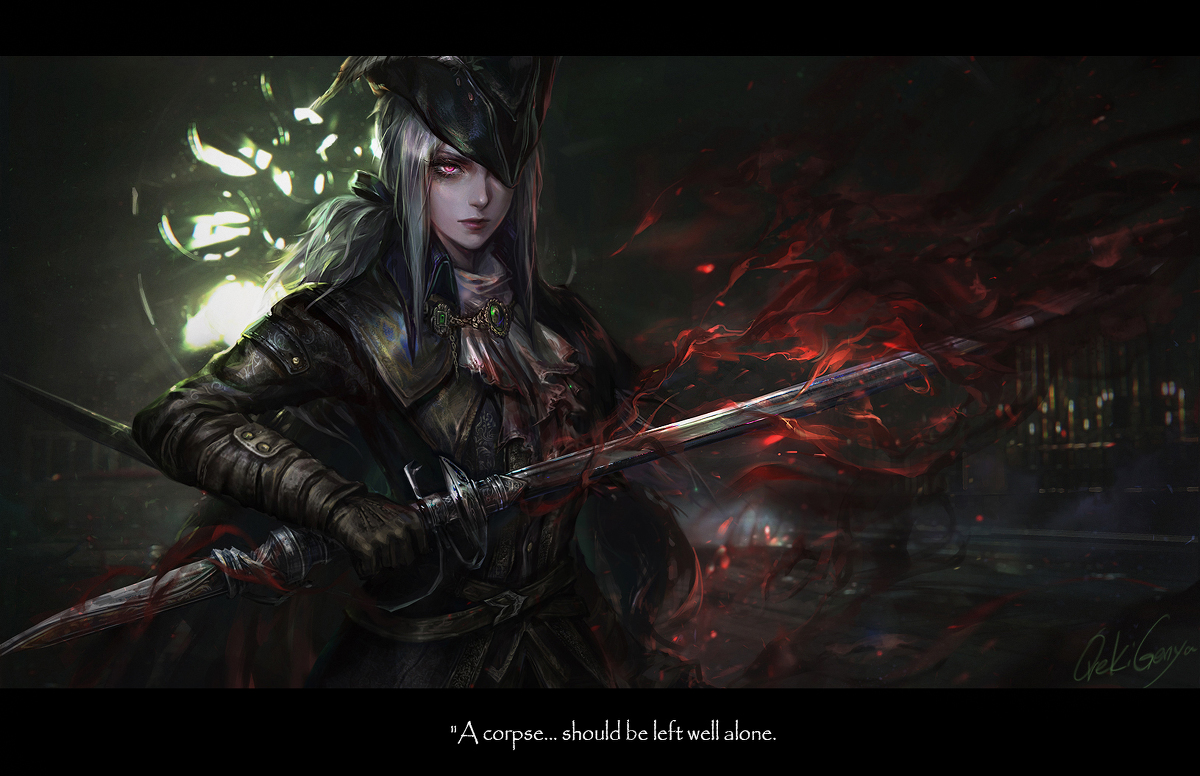 This is a pixiv picture whose title is Bloodborne Lady Maria.