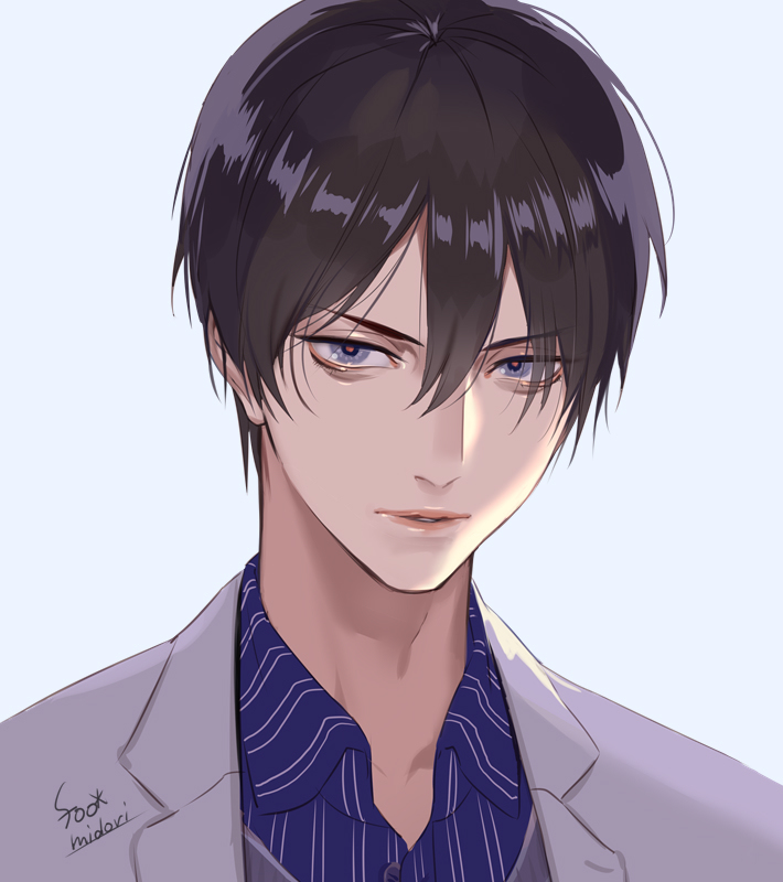 This is a pixiv picture whose title is Gaze.