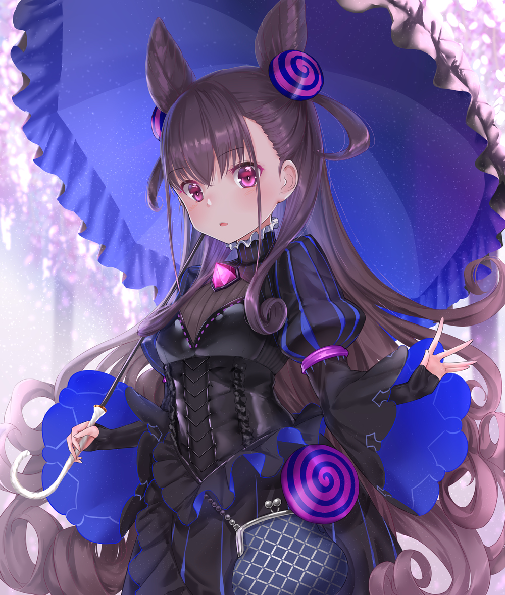 This is a pixiv picture whose title is 若紫式部.