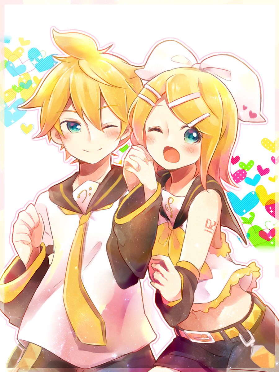 This is a pixiv picture whose title is RIN ✿ LEN.