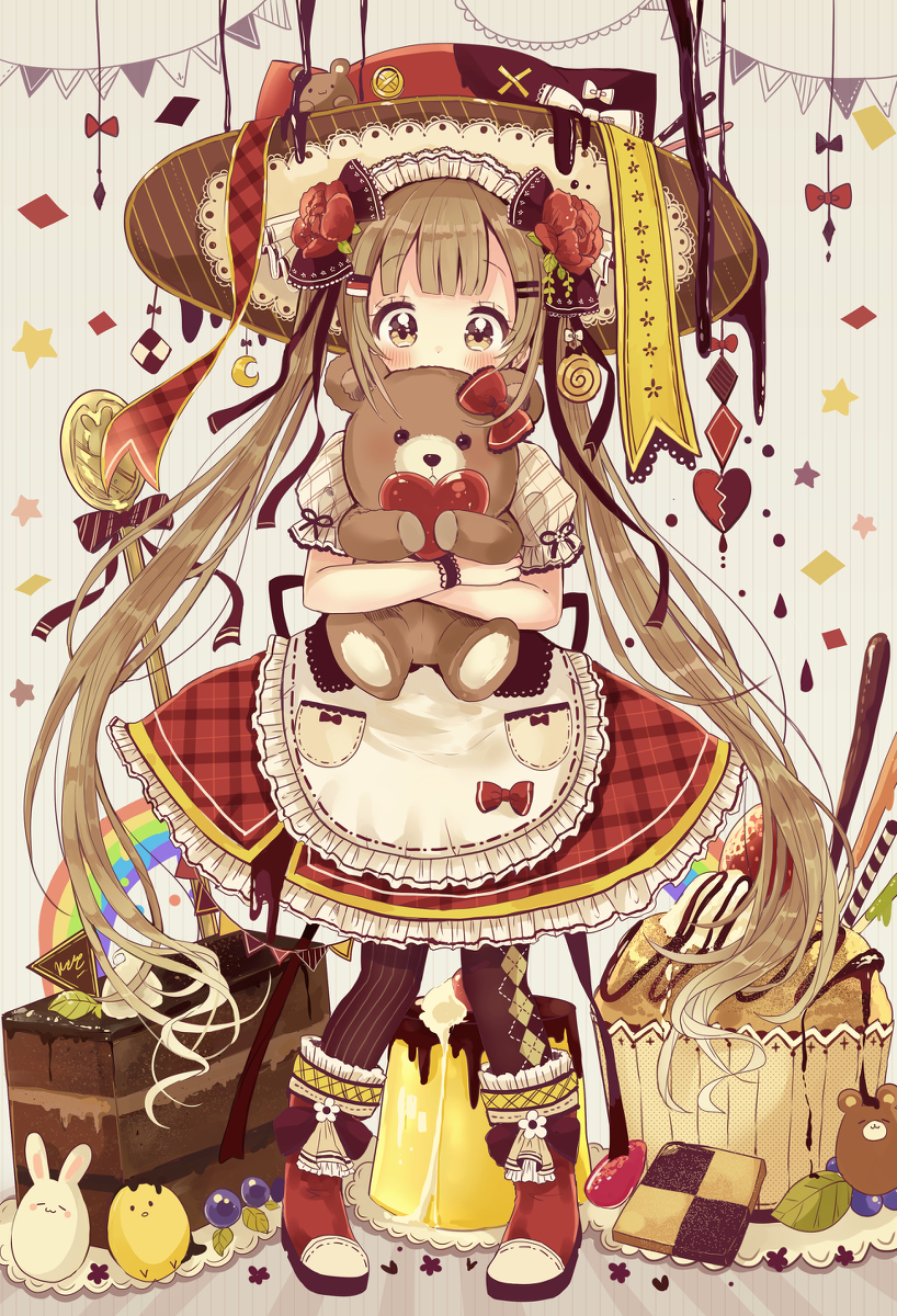 This is a pixiv picture whose title is バレンタイン少女.