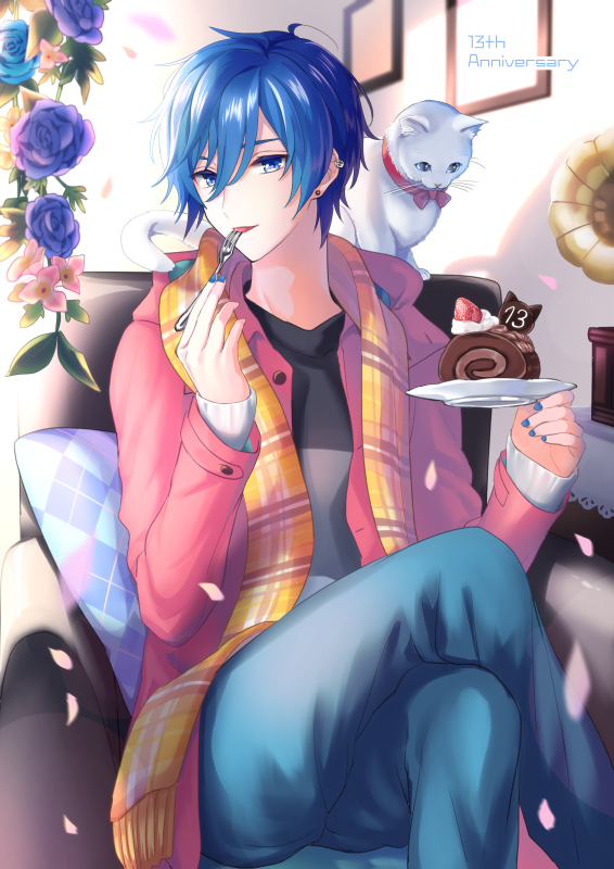 This is a pixiv picture whose title is 甘い記念日.