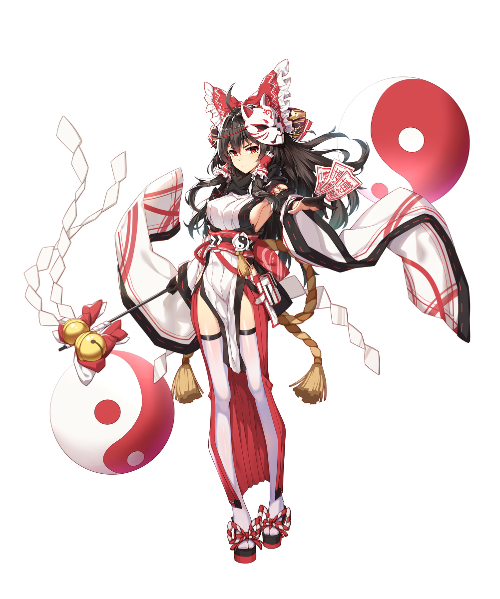 This is a pixiv picture whose title is 红白.