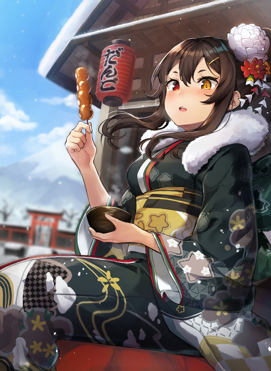 This is a pixiv picture whose title is 雪月花 M1014.