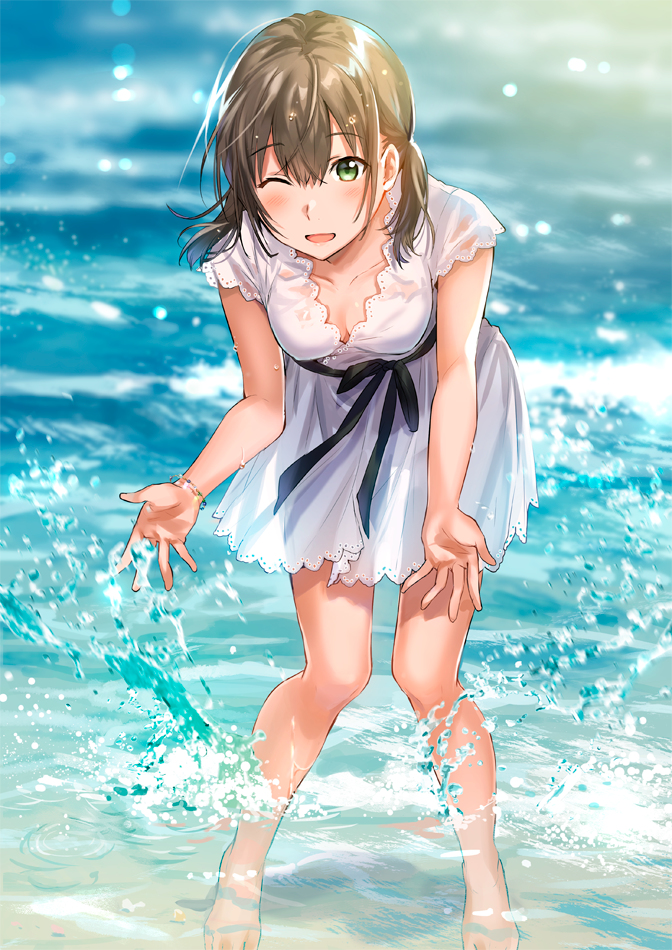 This is a pixiv picture whose title is 青い夏.