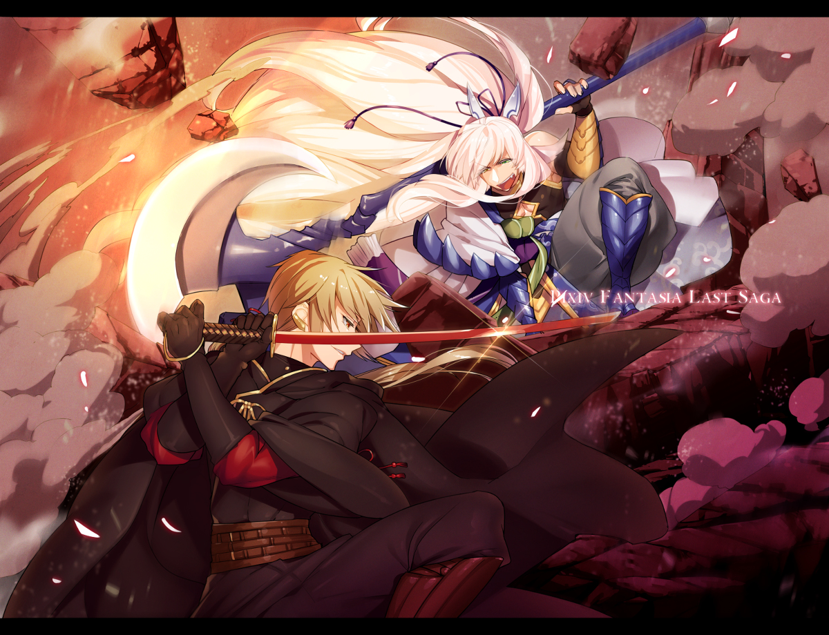 This is a pixiv picture whose title is 【PFLS】地鳴【時雨平原の戦い】.