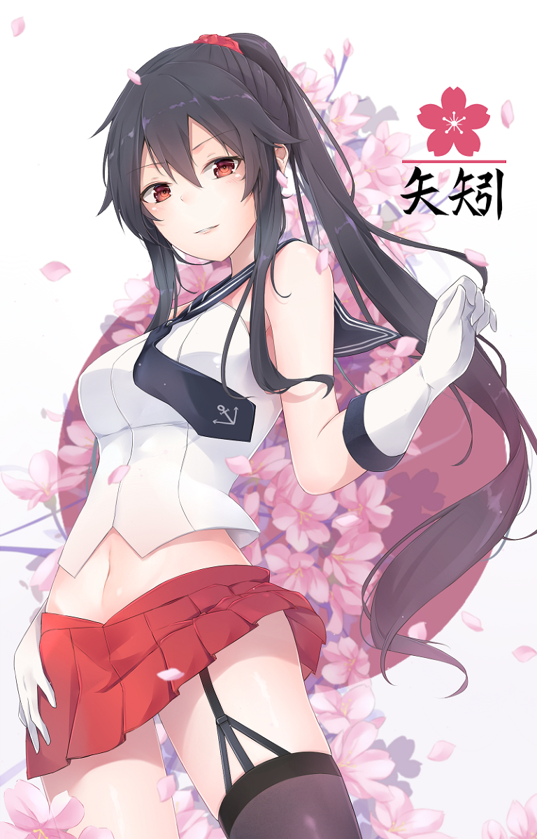 This is a pixiv picture whose title is 矢矧.