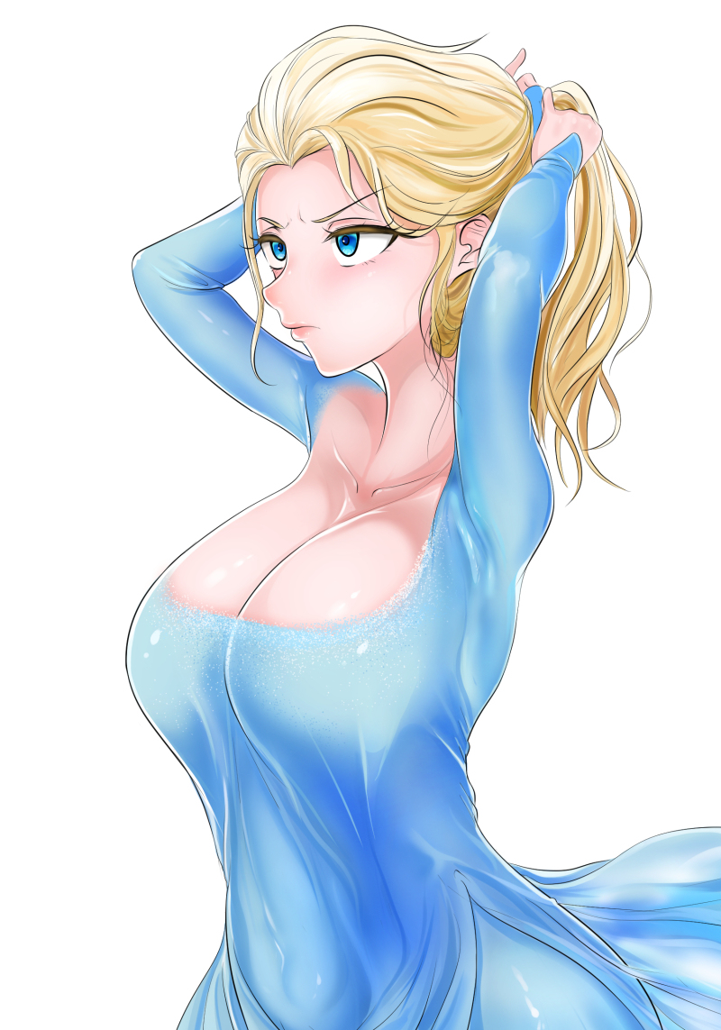 This is a pixiv picture whose title is Frozen2  Elsa.