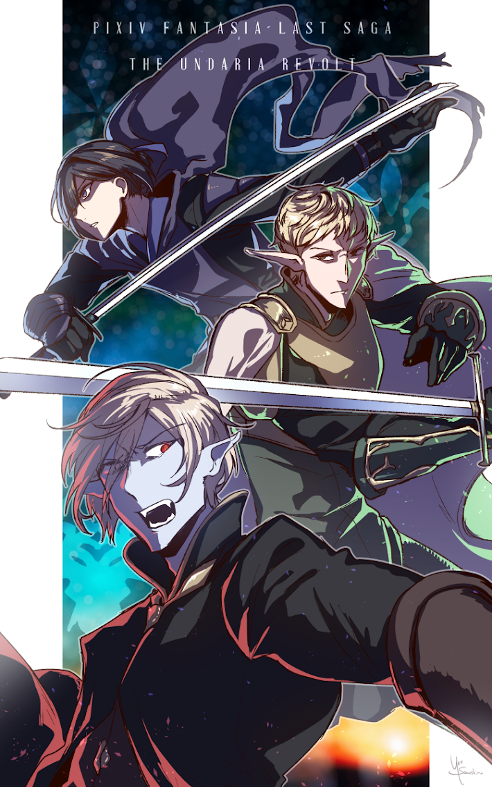 This is a pixiv picture whose title is 【PFLS】The Undaria Revolt.