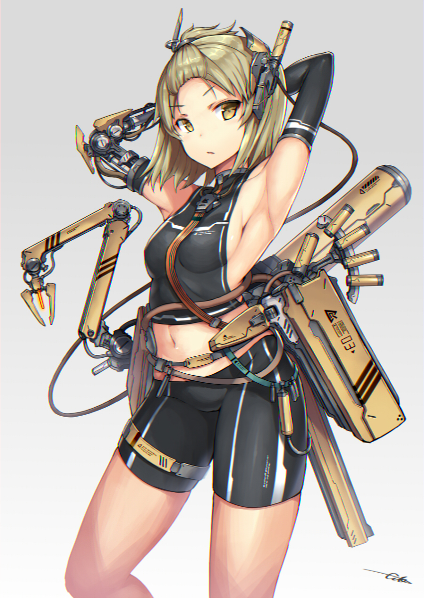 This is a pixiv picture whose title is 作業員-03.