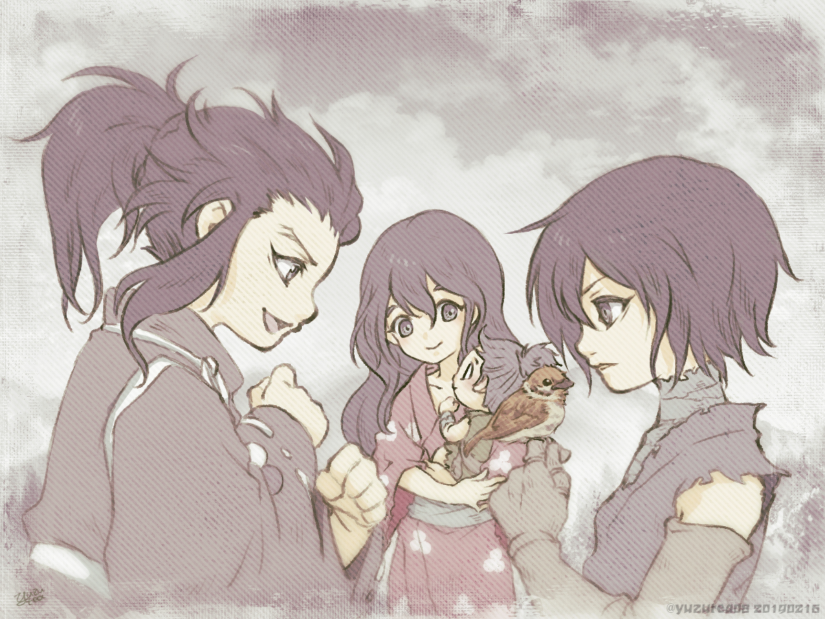 This is a pixiv picture whose title is こんな幼少期が見てみたい.