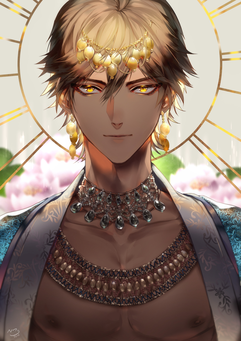 This is a pixiv picture whose title is 神王.