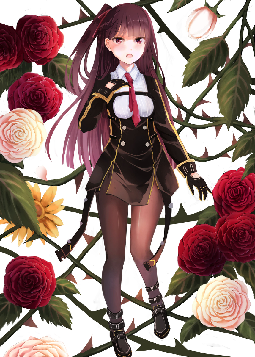 This is a pixiv picture whose title is WA2000.