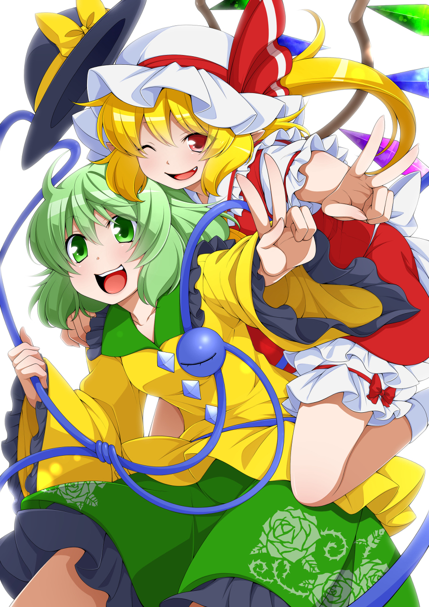 This is a pixiv picture whose title is ピース！.