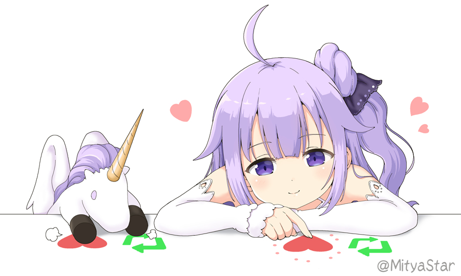 This is a pixiv picture whose title is ユニコーンちゃん.