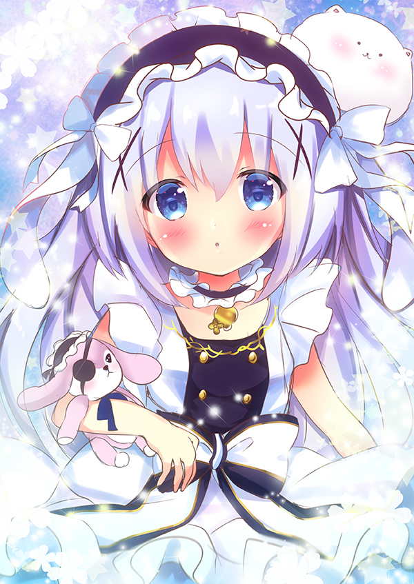 This is a pixiv picture whose title is キラキラ☆チノちゃん.