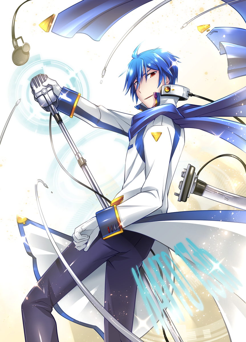 This is a pixiv picture whose title is KAITO13th.