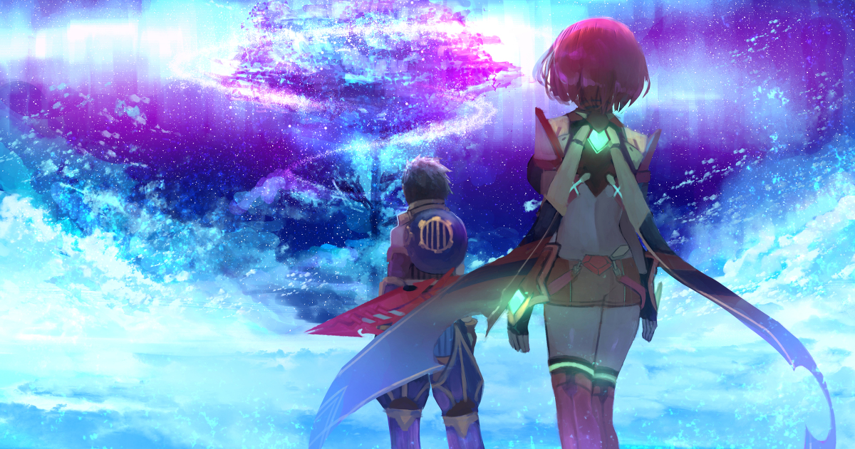 This is a pixiv picture whose title is AND THUS, BOY MET GIRL.