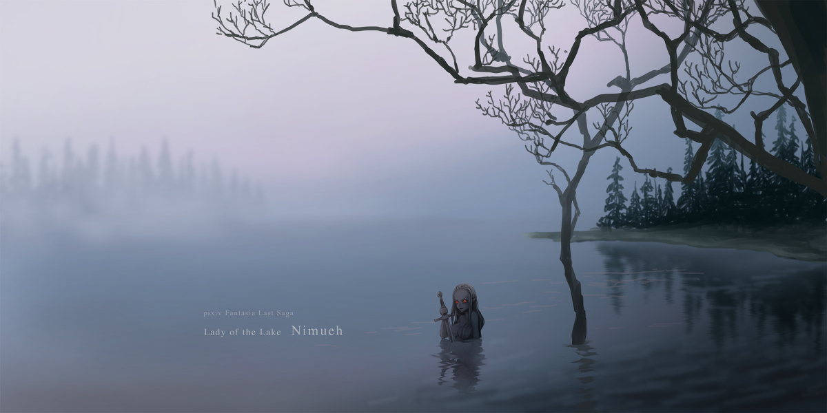 This is a pixiv picture whose title is 【PFLS】湖の乙女 ニムエ.