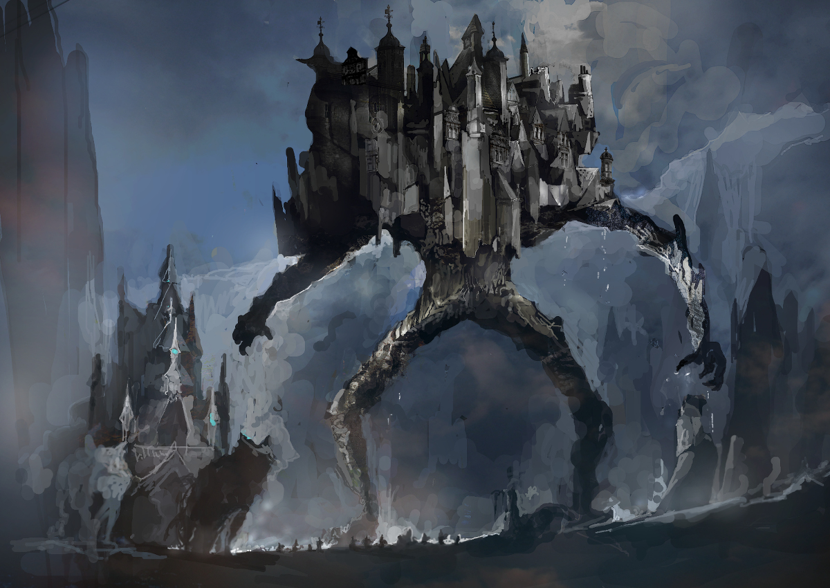 This is a pixiv picture whose title is 【PFLS】ウォーロンドの巨人砦【ブルーランドの戦い】.