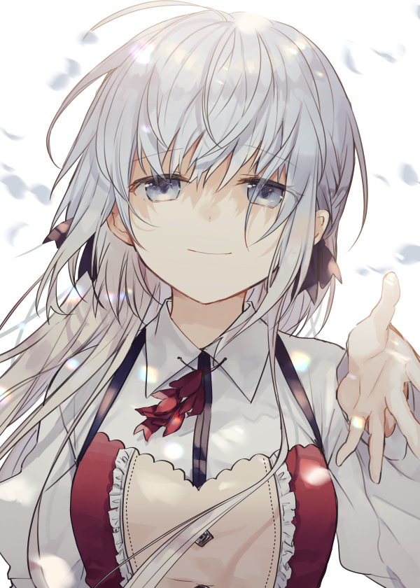 This is a pixiv picture whose title is 弱虫な貴方へ.