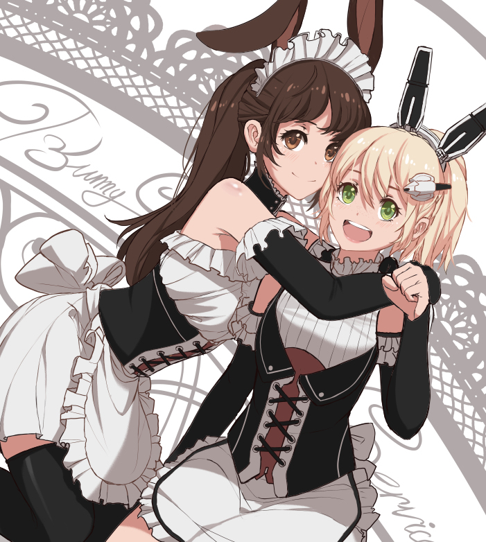 This is a pixiv picture whose title is Bunny service.