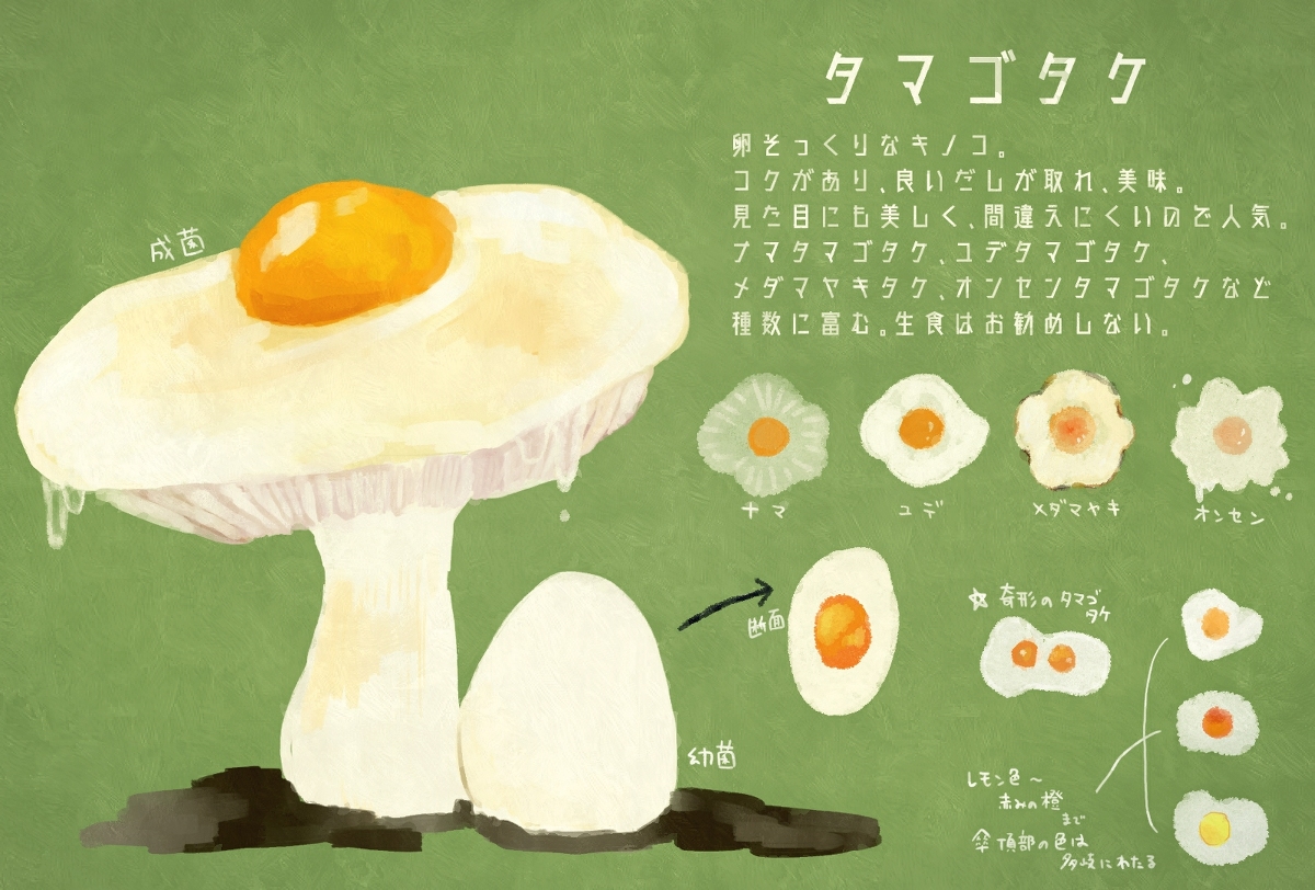 This is a pixiv picture whose title is 【PFLS】タマゴタケ【食料】.