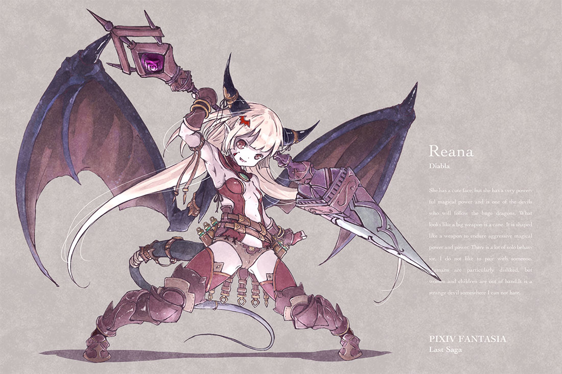 This is a pixiv picture whose title is 【PFLS】Reana【エルダーグラン】.