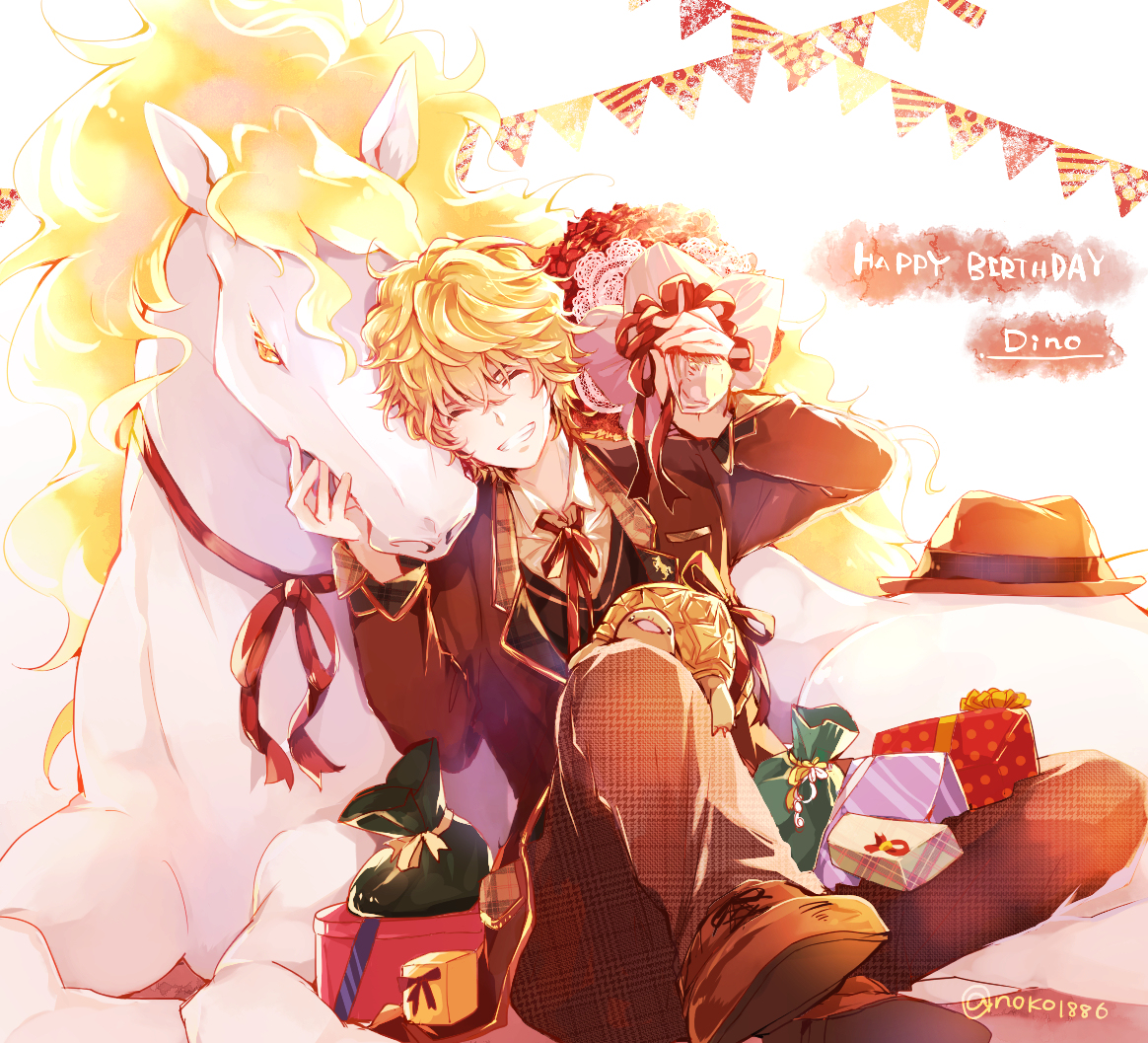 This is a pixiv picture whose title is ディーノ誕生祭2019.