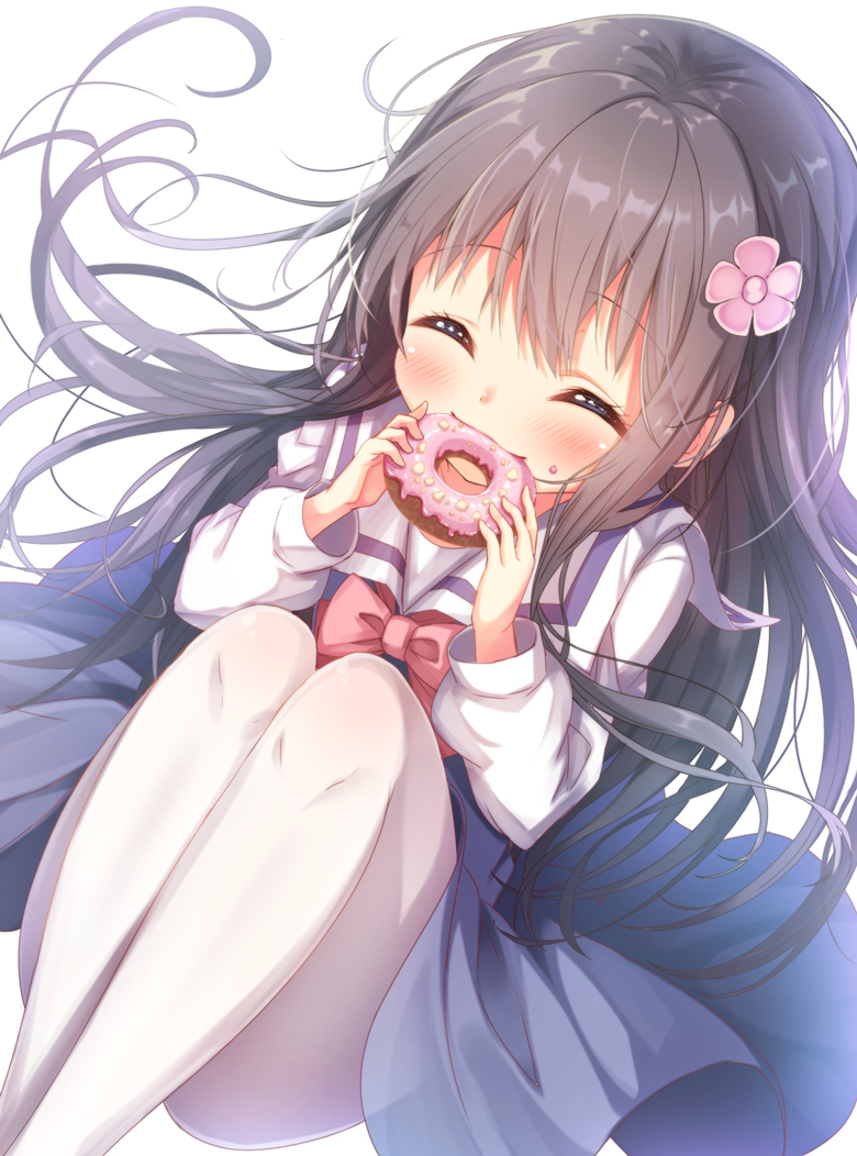 This is a pixiv picture whose title is 白咲花.