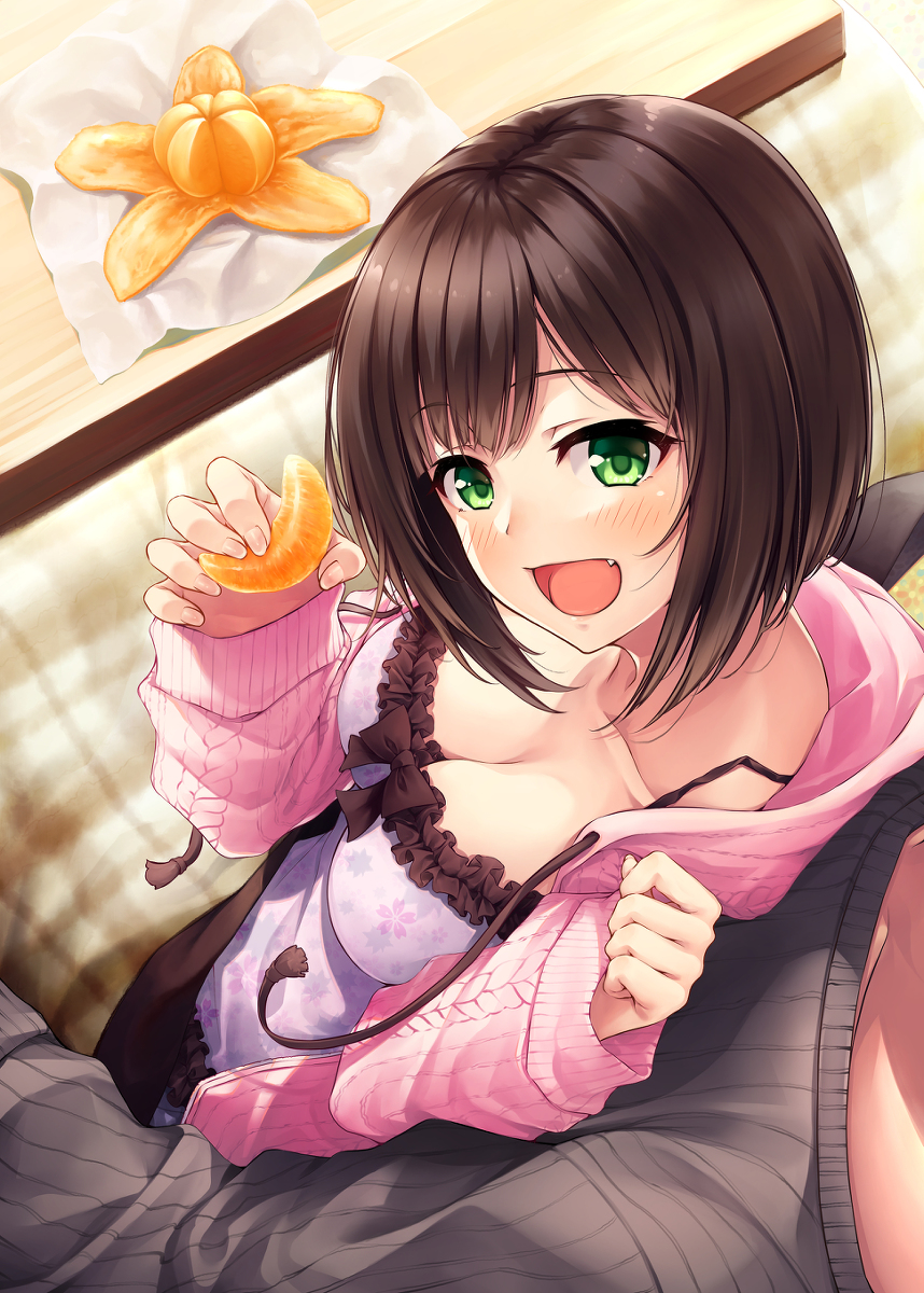 This is a pixiv picture whose title is おこたでーと.