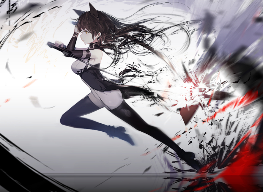 This is a pixiv picture whose title is RWBY BLAKE.