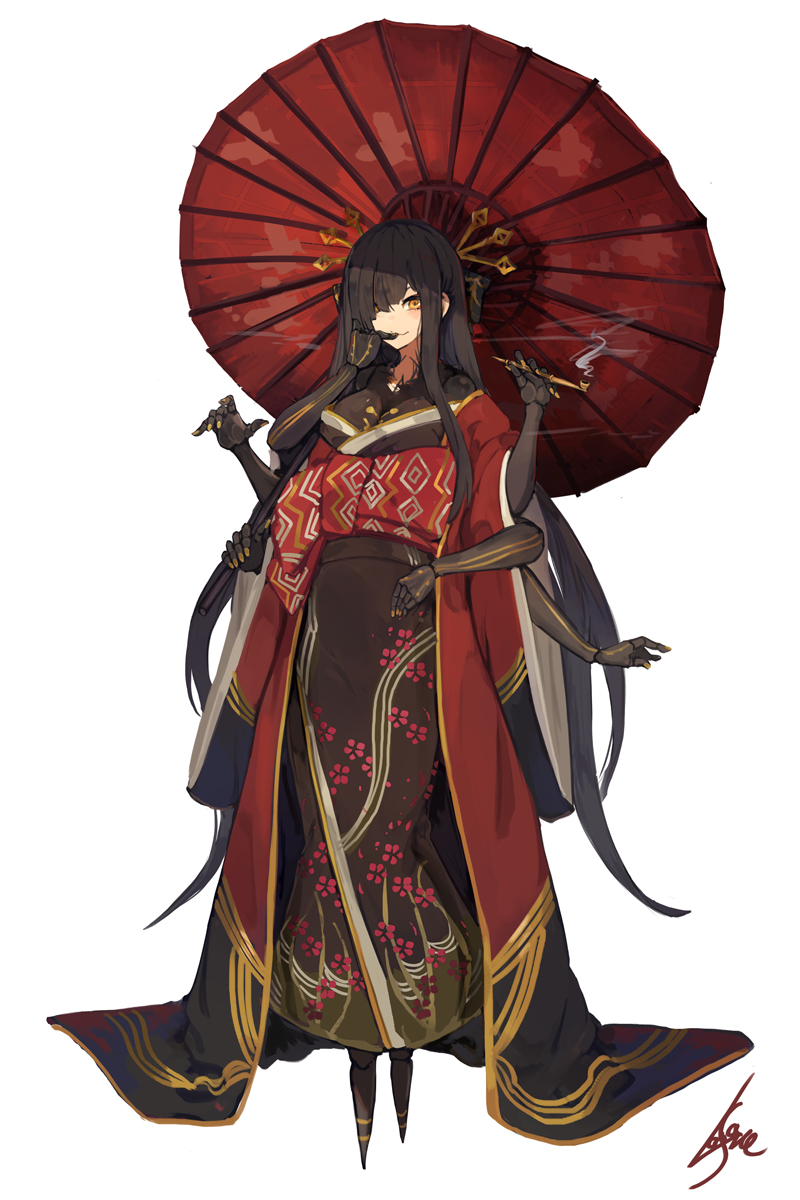 This is a pixiv picture whose title is 女郎蜘蛛.