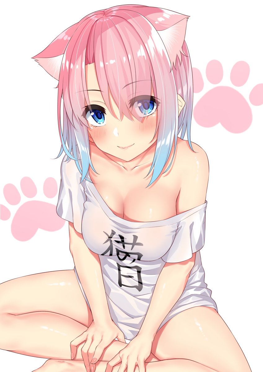 This is a pixiv picture whose title is Tシャツみるくちゃん.