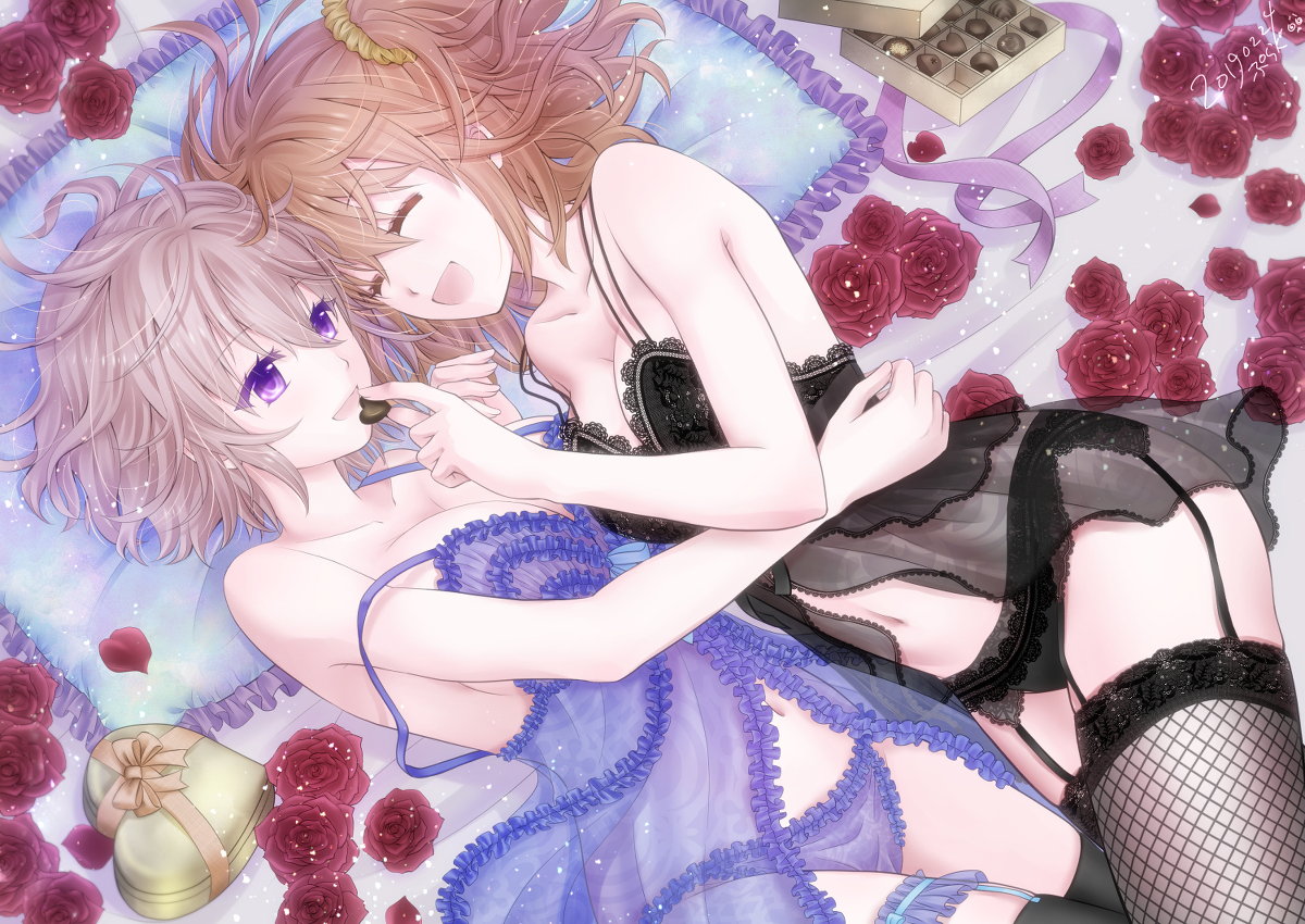 This is a pixiv picture whose title is Sweet sweet time.