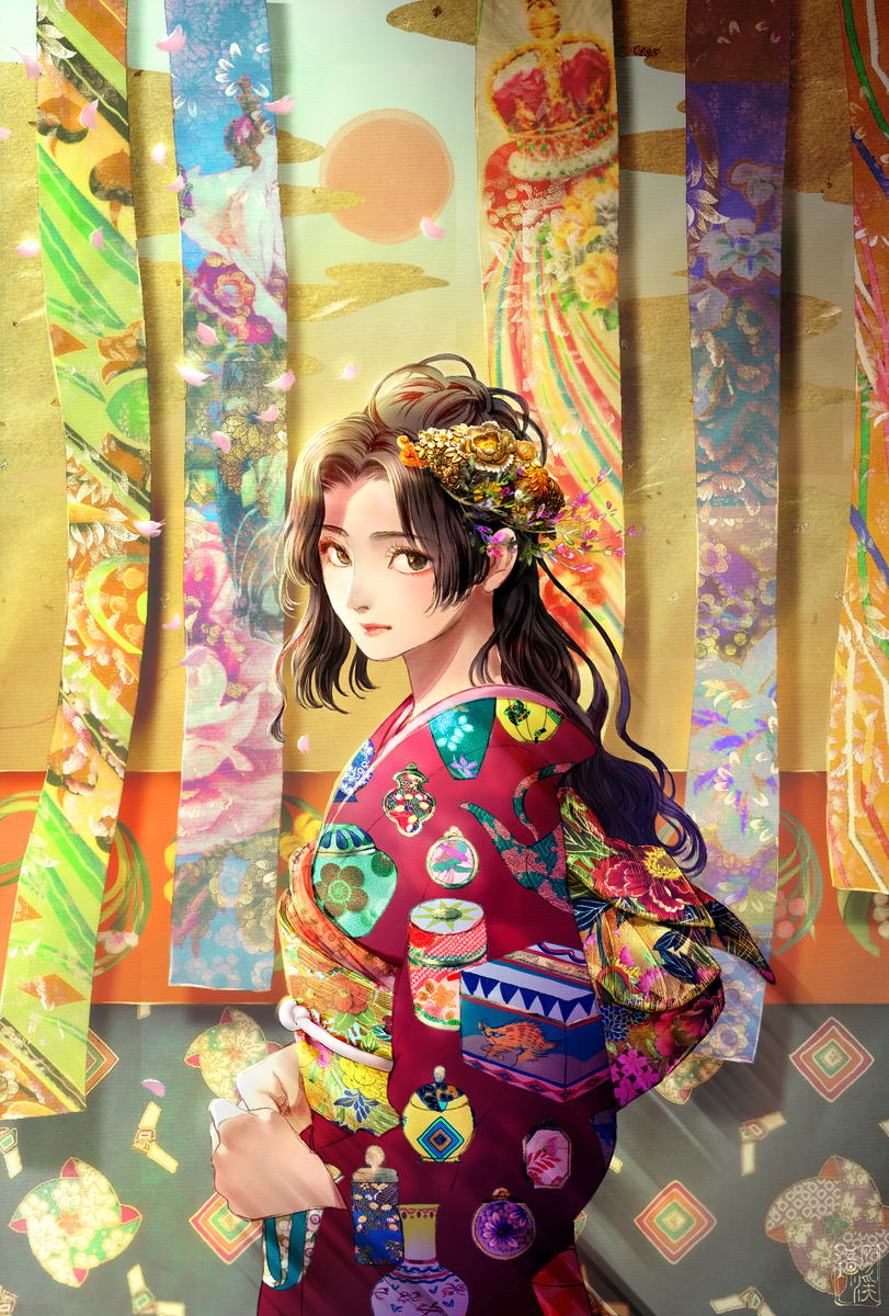This is a pixiv picture whose title is 2019お年賀.