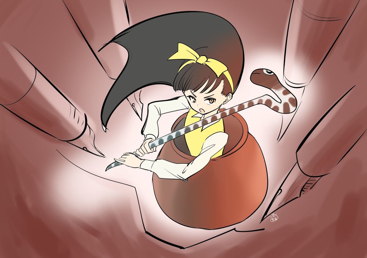 This is a pixiv picture whose title is 我的甕，是可以突破天....