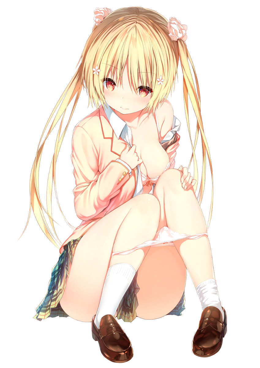 This is a pixiv picture whose title is 可愛ければ変態でも好きになってくれますか？7.