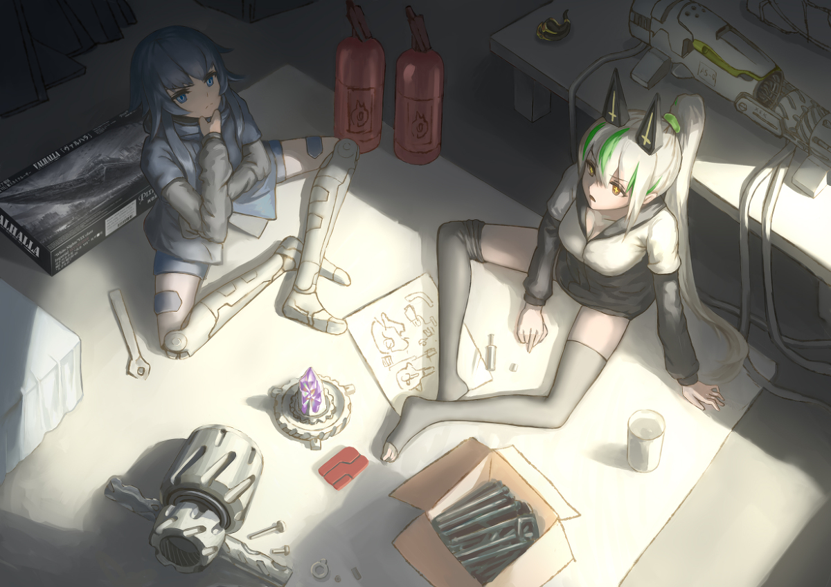 This is a pixiv picture whose title is 【PFLS】兵団研發組.