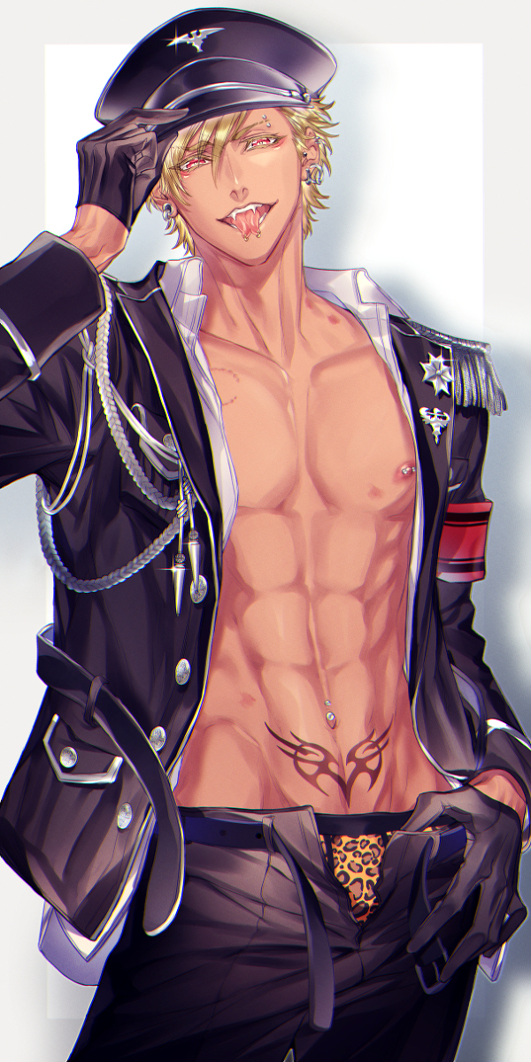 This is a pixiv picture whose title is スプリットタン.