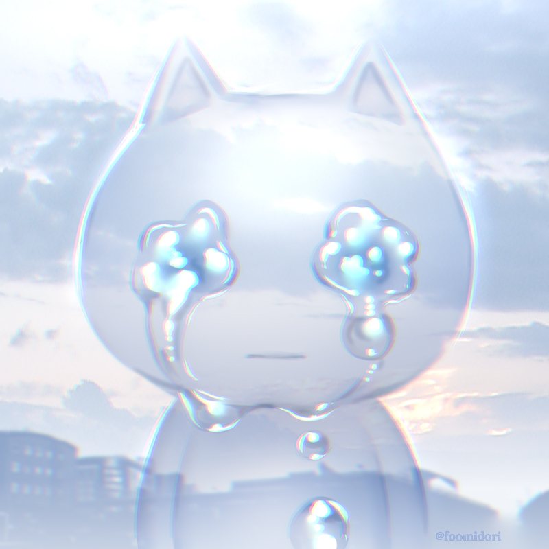 This is a pixiv picture whose title is ねこはないている.