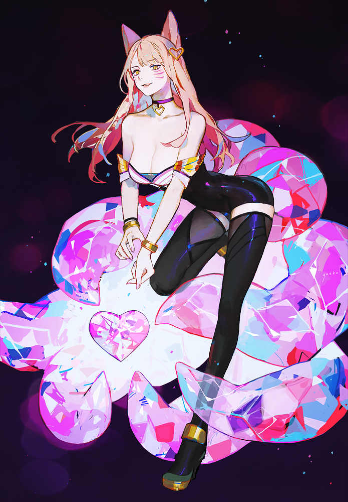 This is a pixiv picture whose title is kda ahri.