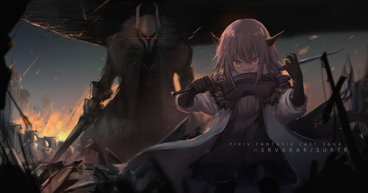 This is a pixiv picture whose title is 【PFLS】戦場の悪魔 【千人殺しのヘルヴォル】.