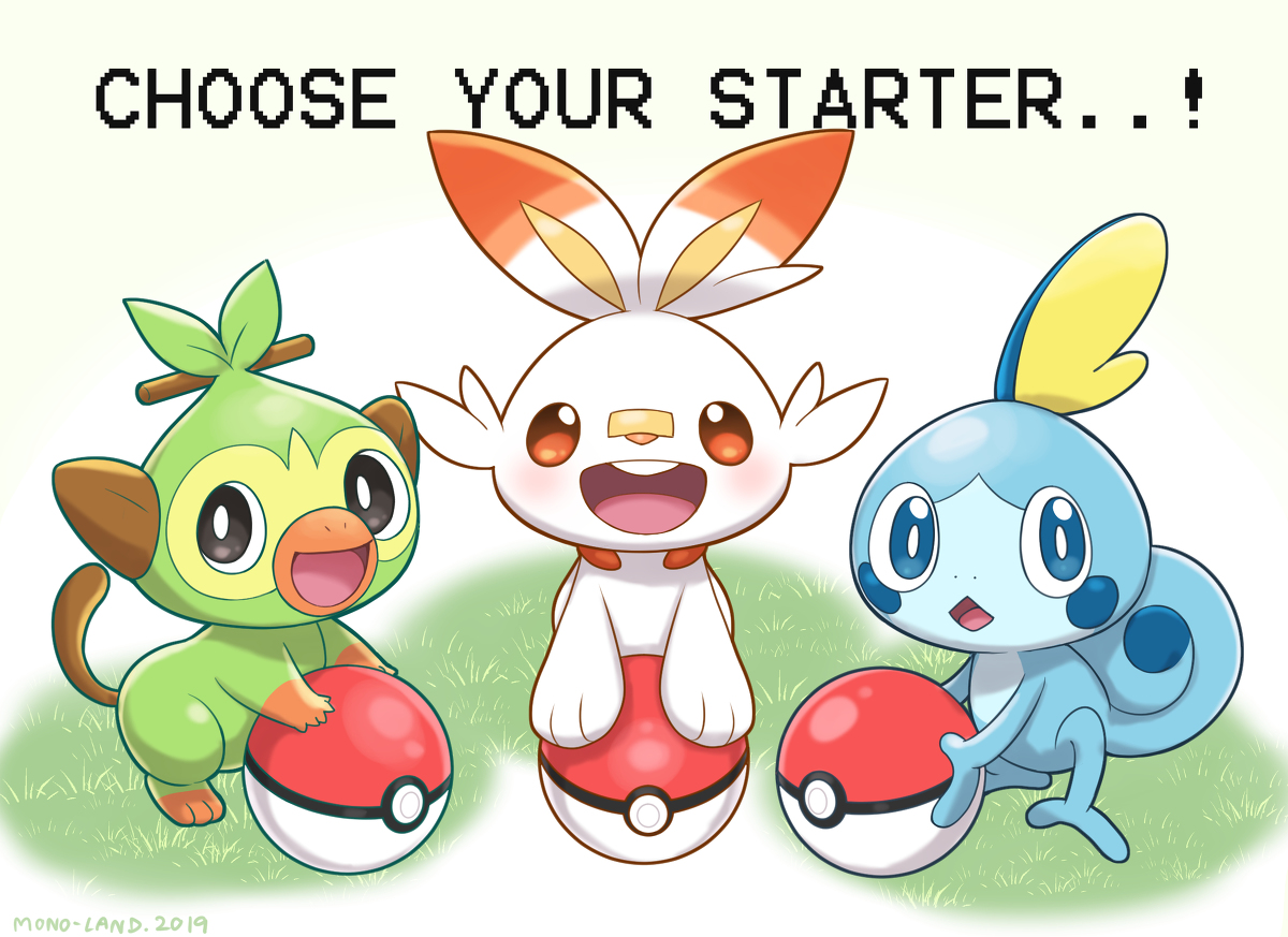 This is a pixiv picture whose title is Choose your starter!.