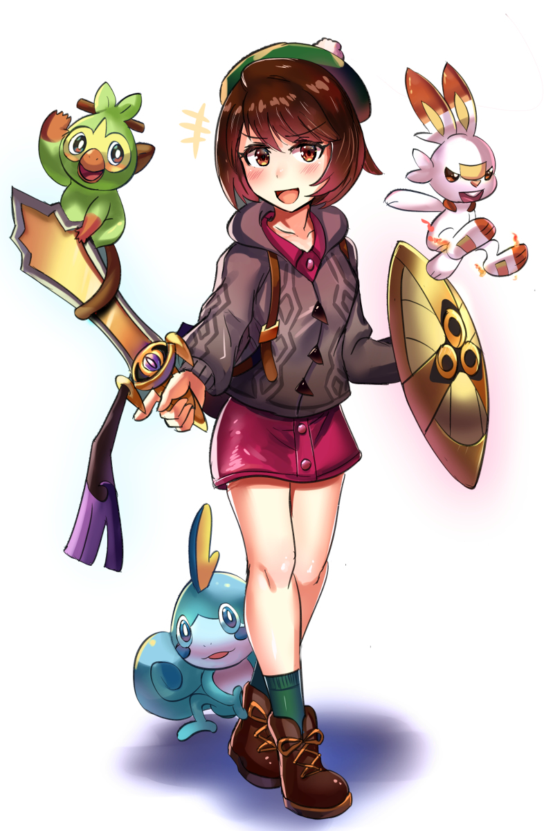 This is a pixiv picture whose title is ポケモン剣盾!.