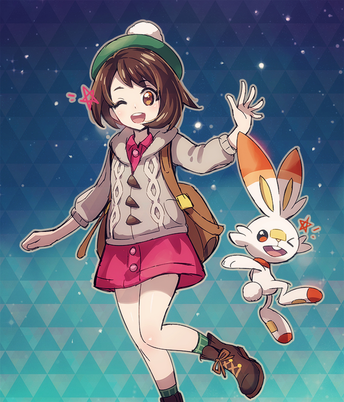 This is a pixiv picture whose title is ポケモン剣盾.