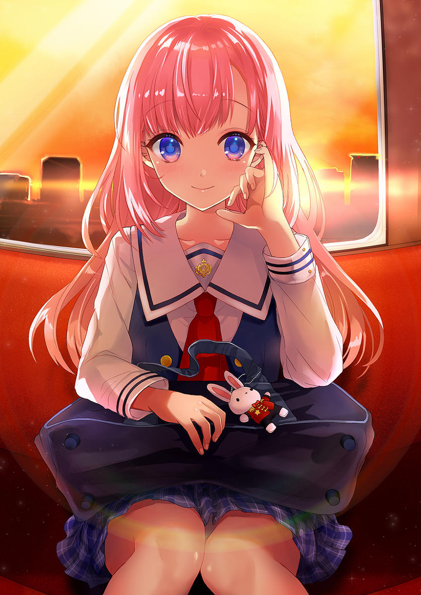 This is a pixiv picture whose title is 今日も一緒に帰れたね.