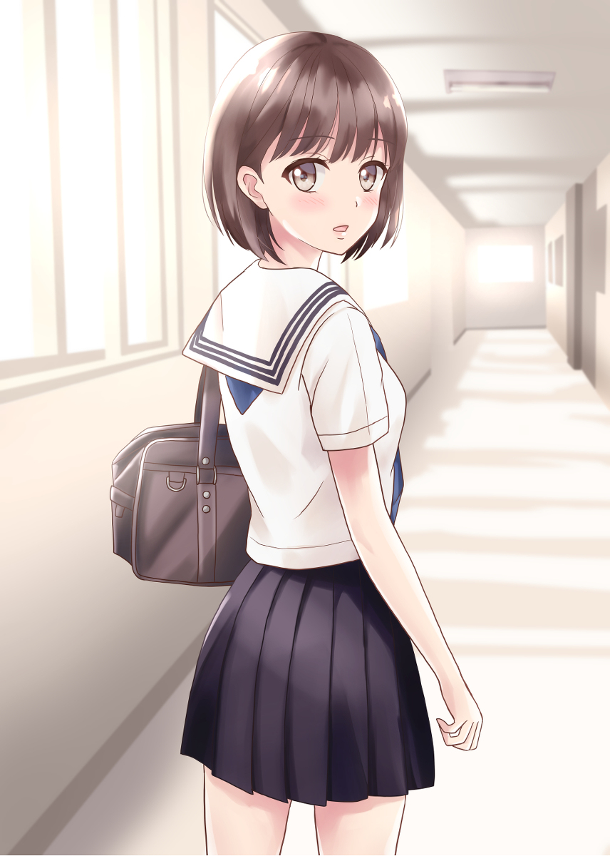 This is a pixiv picture whose title is 気になる存在.