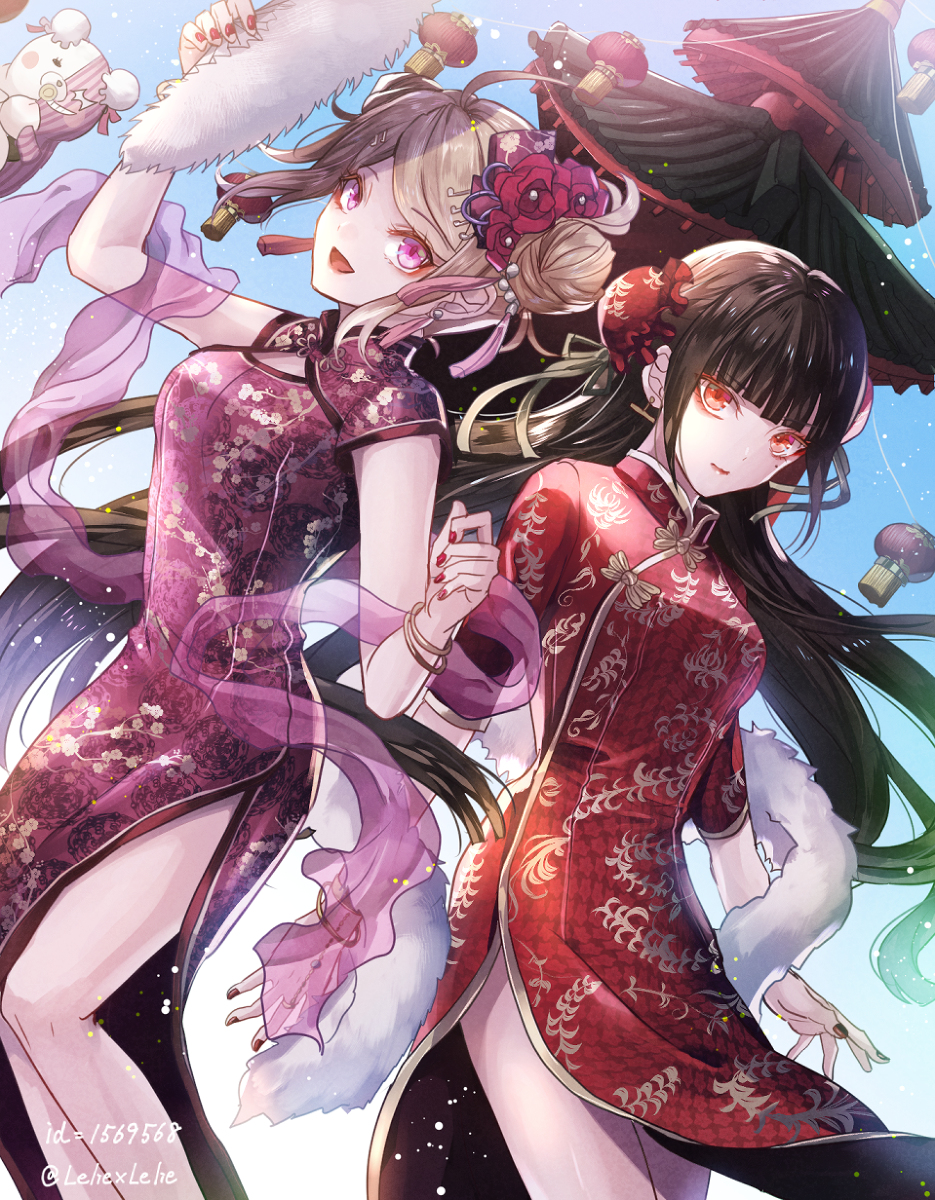 This is a pixiv picture whose title is チャイナドレス.