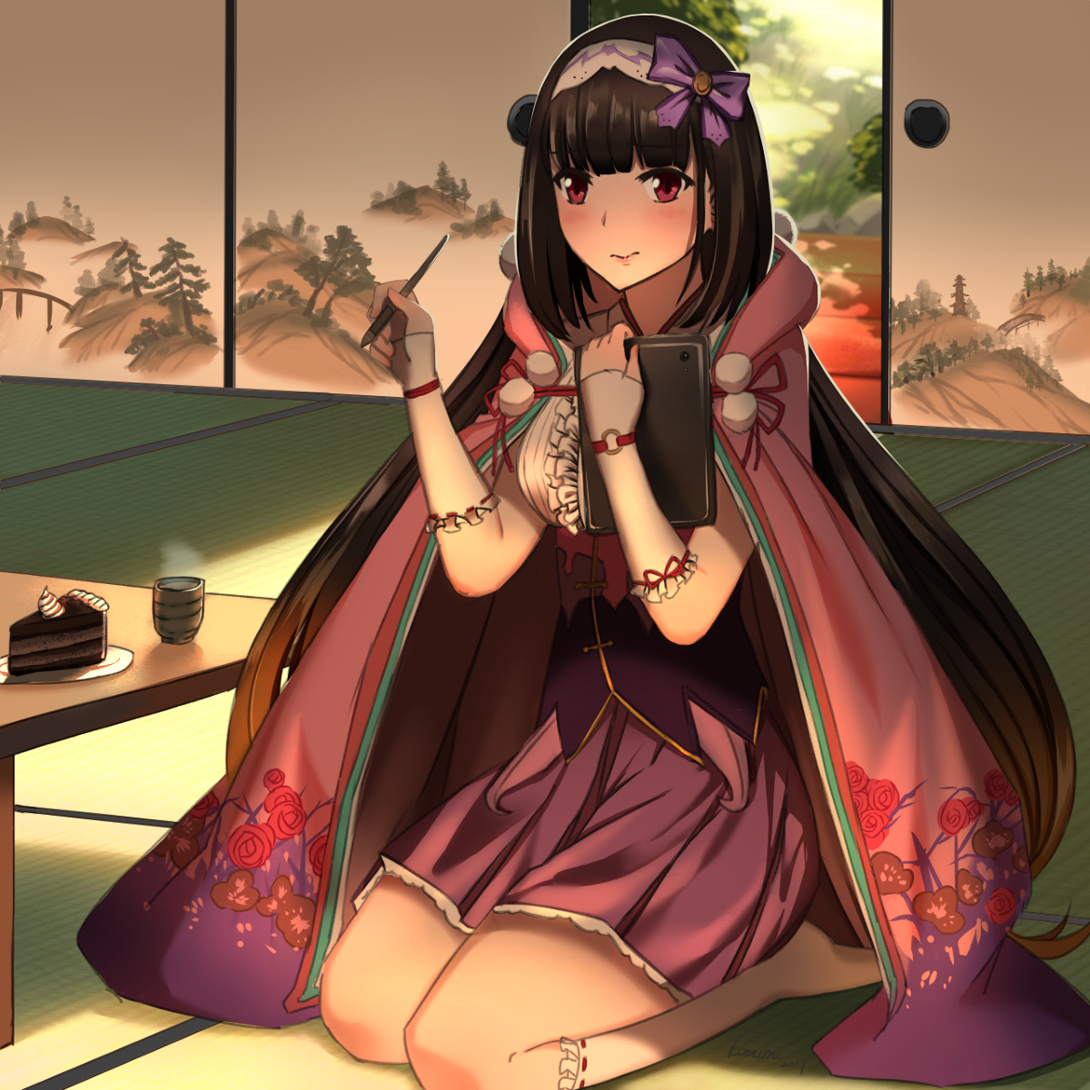 This is a pixiv picture whose title is 刑部姫.